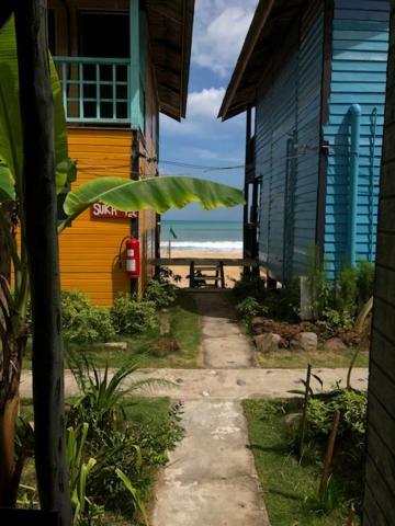 Beach Shack Chalet - Garden View Aframe Small Unit Kampong Juara Exteriör bild